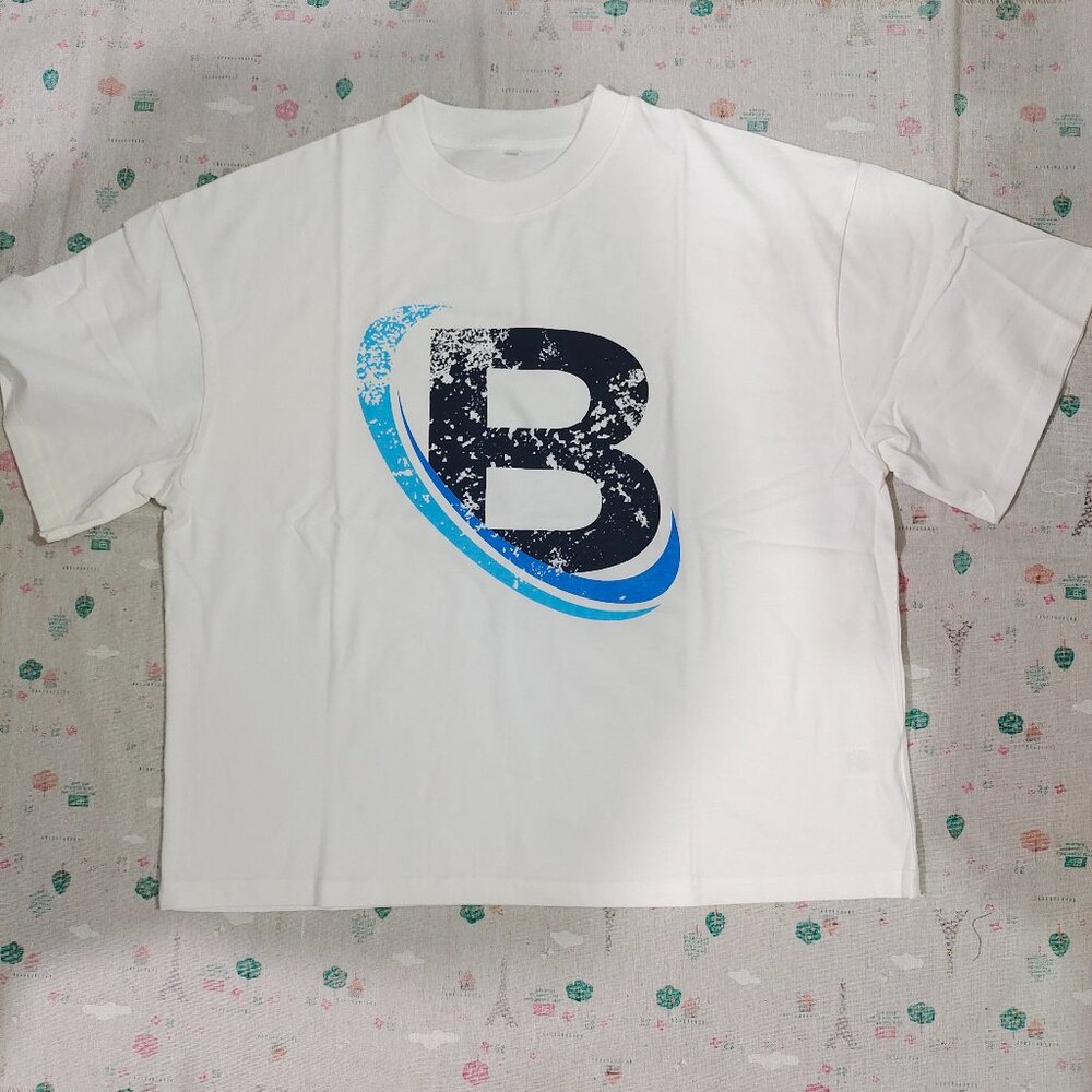 Billionaire Studios Stylish Letter B Graphic T Shirt